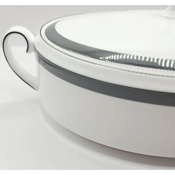 Wedgwood Vera Wang Cosmos Covered Vegetable Serving Dish Bone China New with Tag - Picture 12 of 16